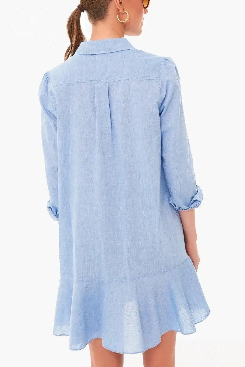 Chambray Callahan Shirt Dress