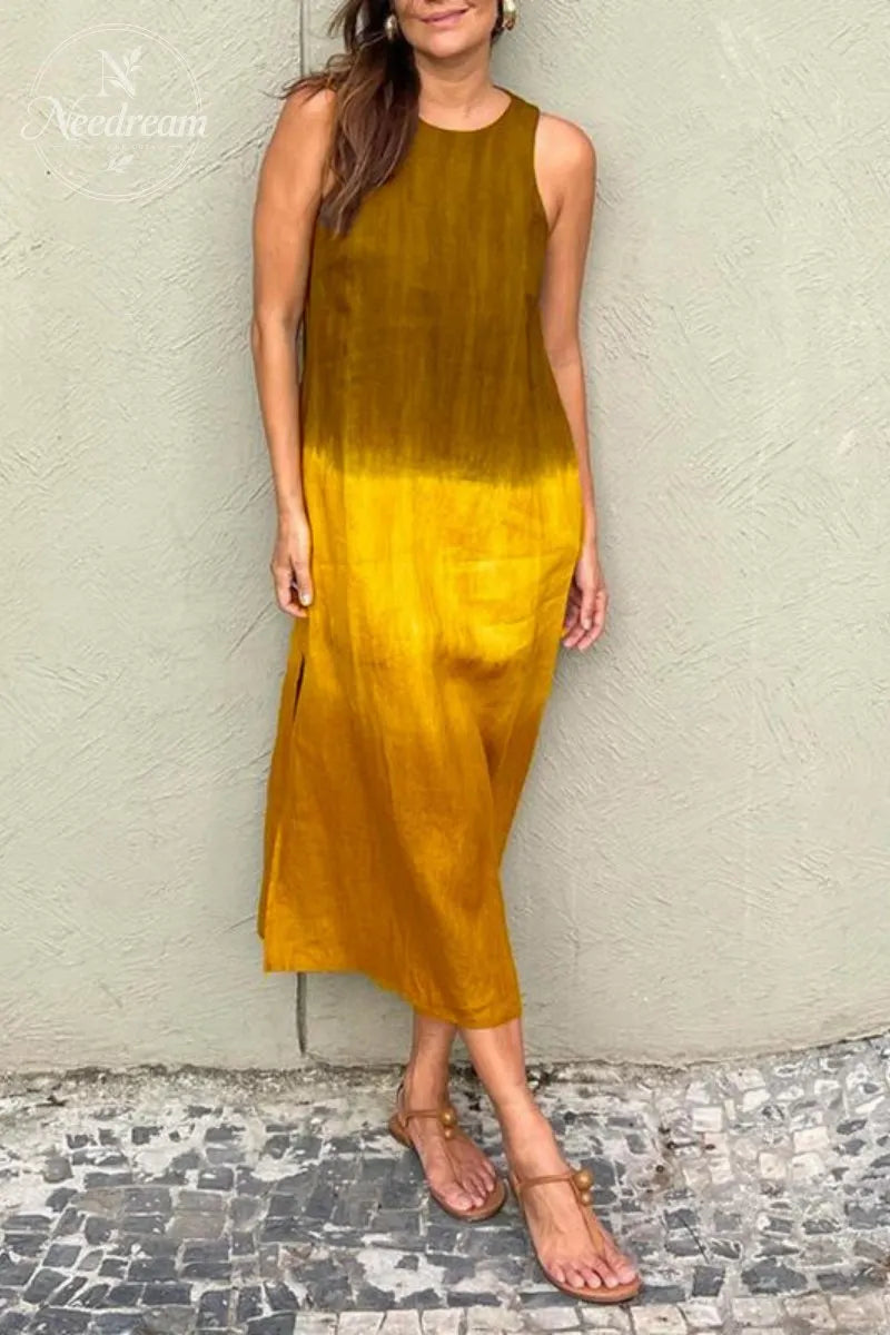 Nova Straight-cut Midi Dress