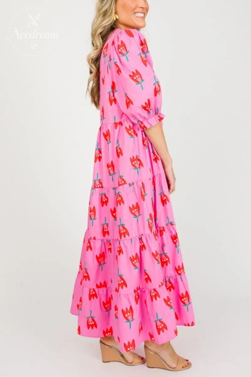 Karlie Poppy Strawberry Maxi