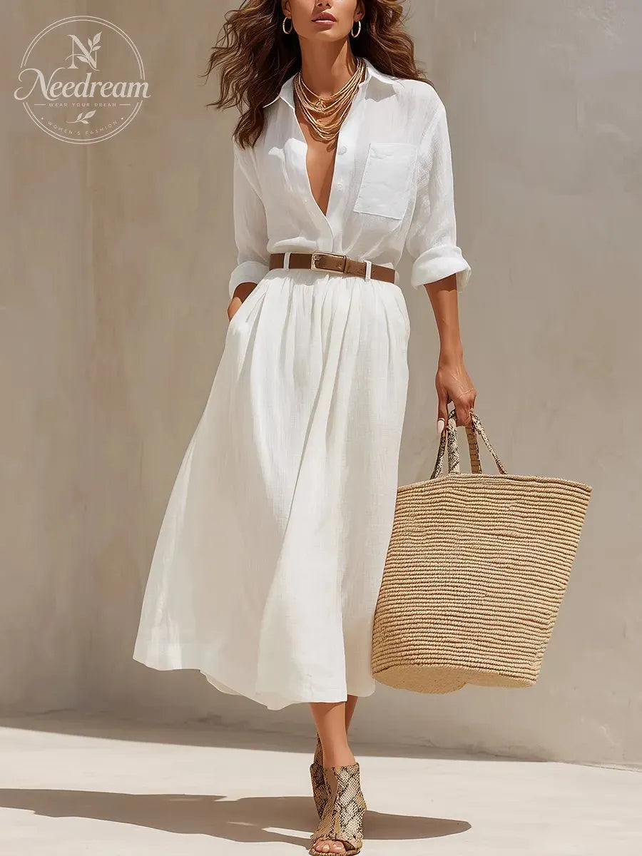 Relaxed Shirt Maxi Dress