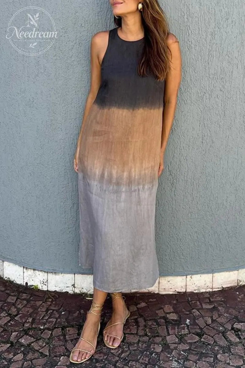 Nova Straight-cut Midi Dress