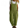 👖 LIMITED TIME 50% OFF! 🌿 Women's Casual Loose Fit Overalls – Button Front, Deep Pockets, Relaxed Style 🍃
