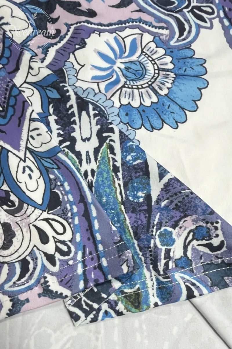 Women's Floral Print Dress, Boho Sleeveless Spaghetti Strap Maxi Dress