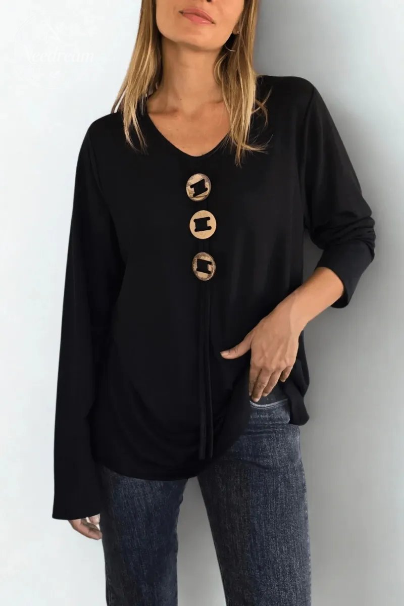 Three-button Polo Shirt