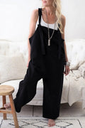Linen Overalls With Pockets
