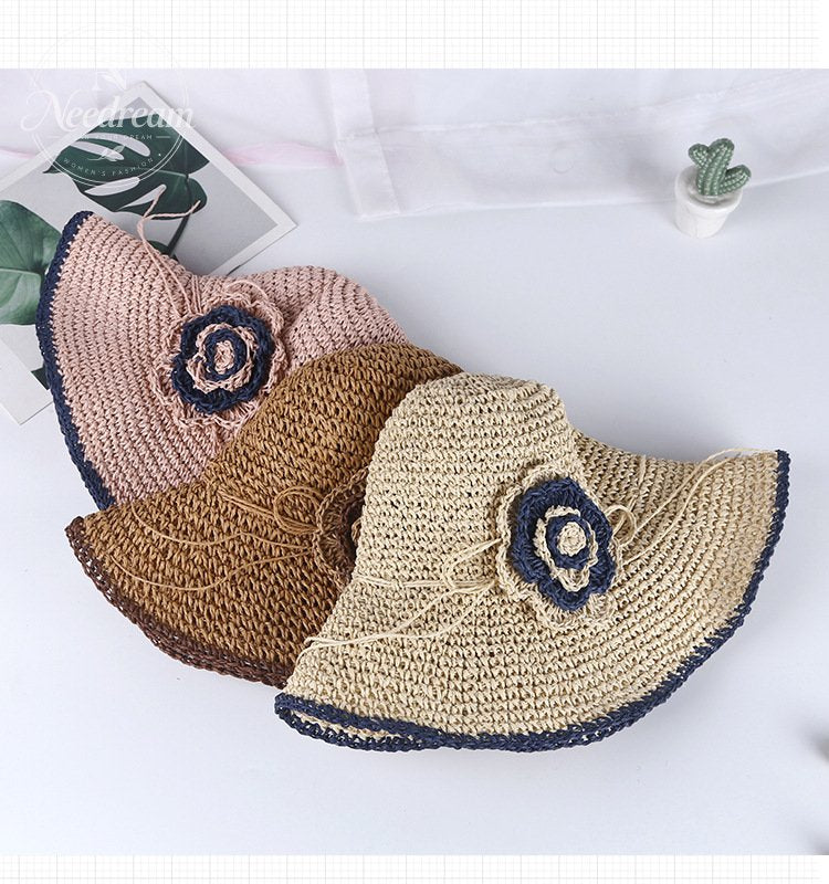 Sunshade And Sun Protection Foldable Straw Hat/Sun Hat