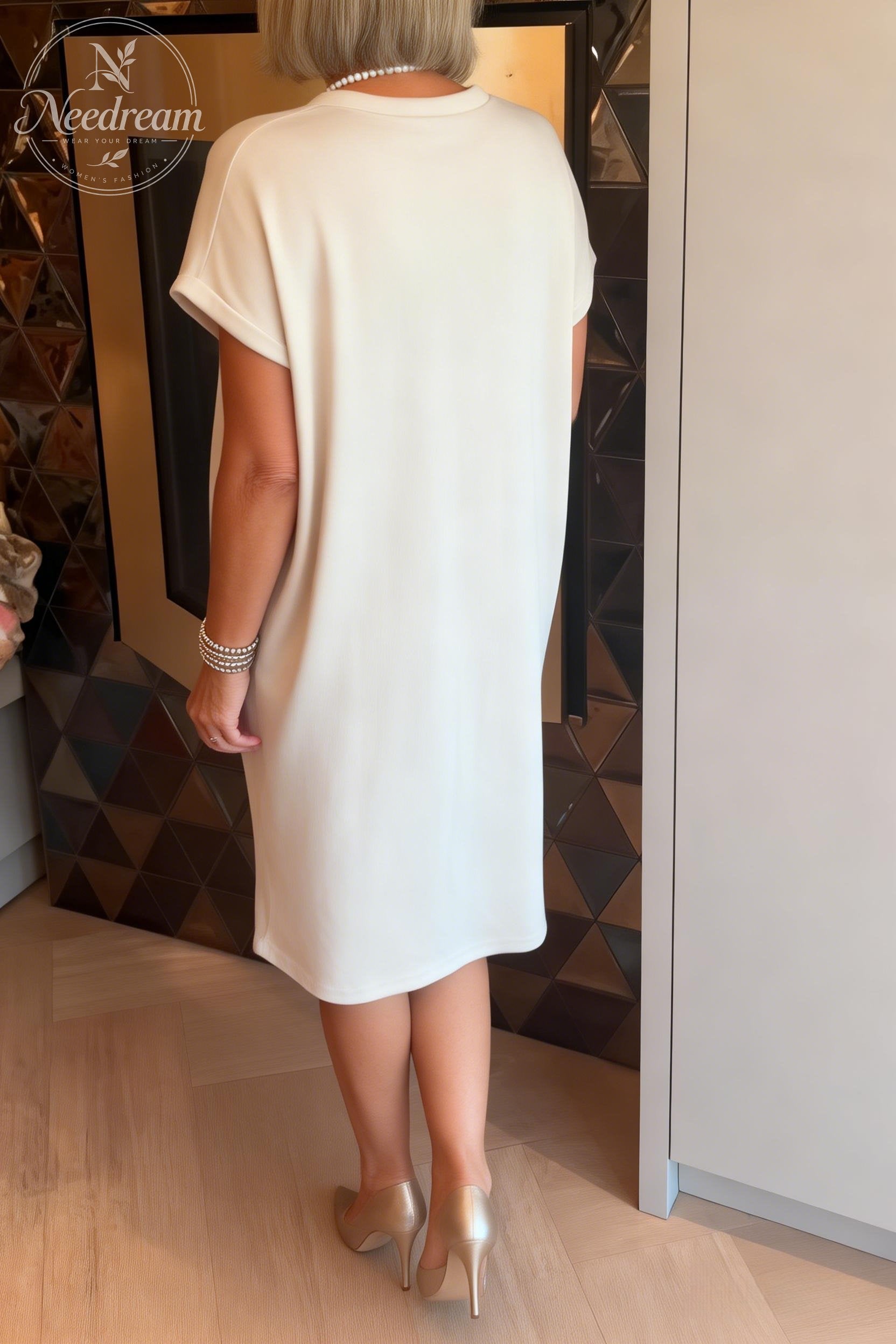 Simone Short-Sleeved Dress