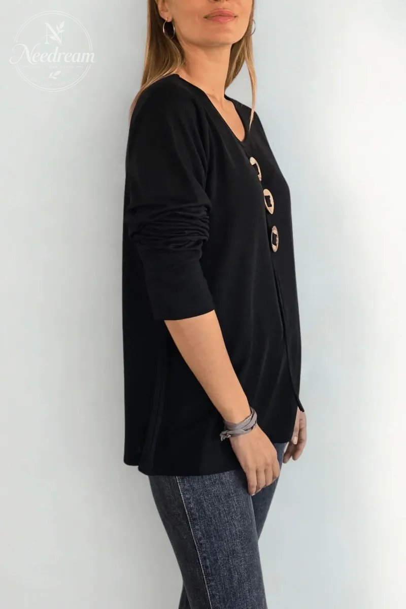 Three-button Polo Shirt