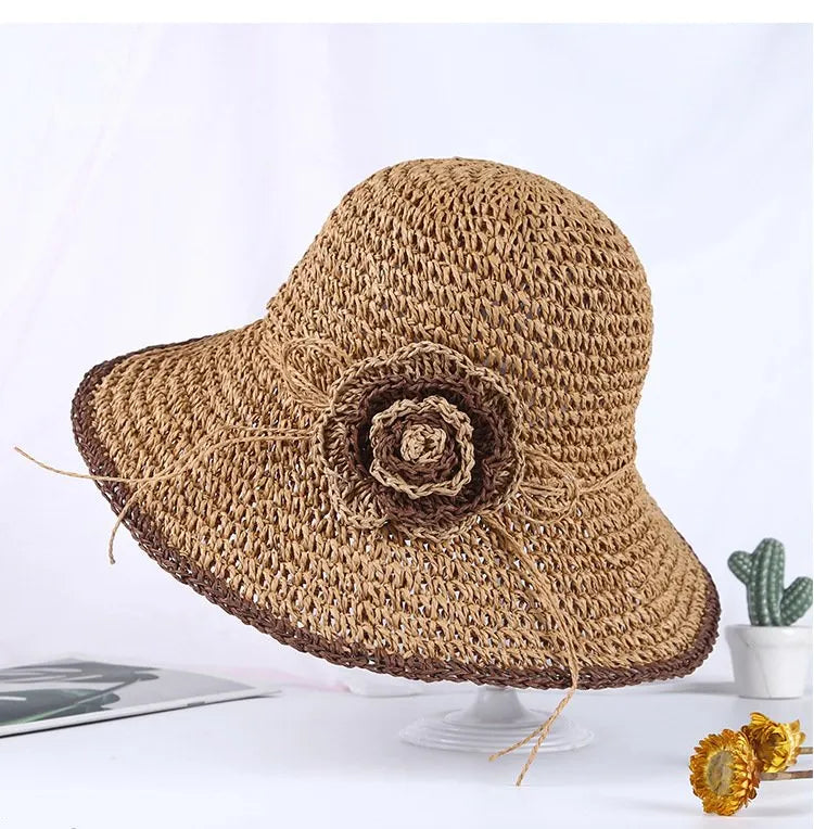 Sunshade And Sun Protection Foldable Straw Hat/Sun Hat