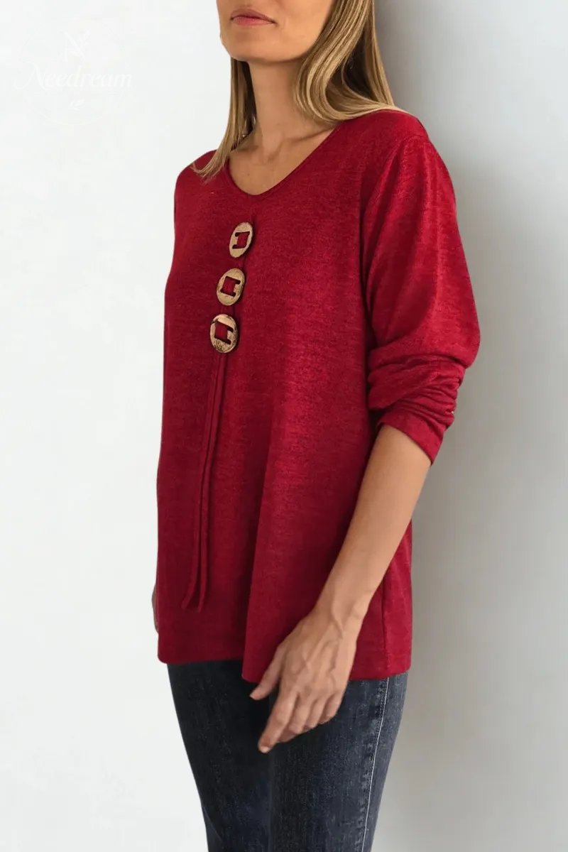 Three-button Polo Shirt