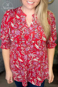 Lizzy Smock 3/4 Top
