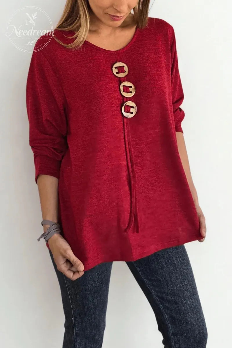 Three-button Polo Shirt