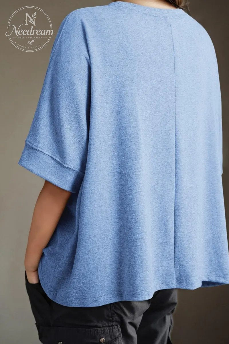 Womens Solid T Shirts for Women Loose Oversized Tops Basic Tee