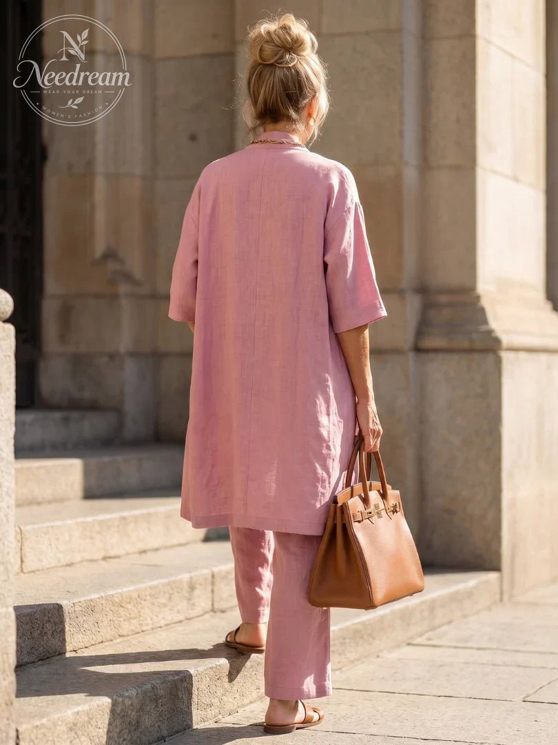 Lightweight Linen Three-Piece Set