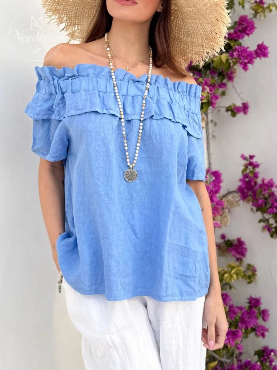 Ellen Linen Blouse