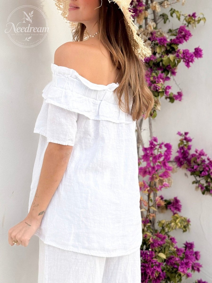 Ellen Linen Blouse