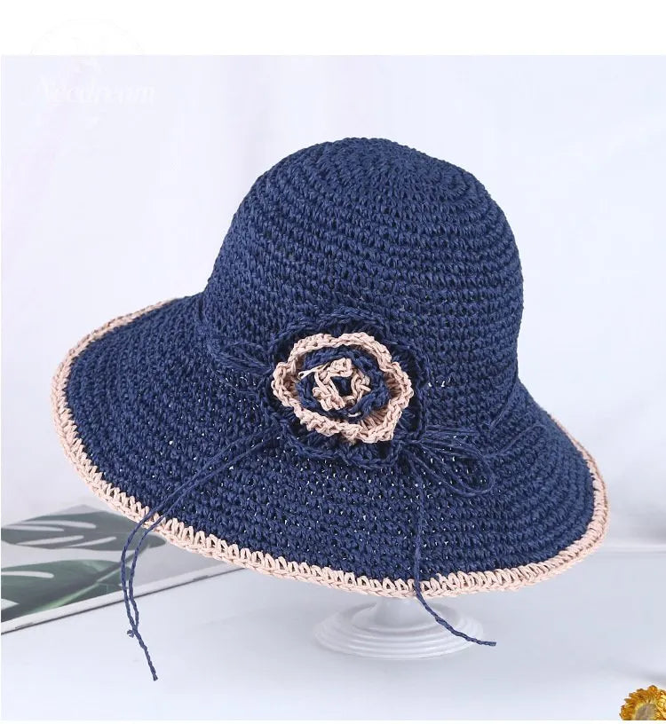 Sunshade And Sun Protection Foldable Straw Hat/Sun Hat