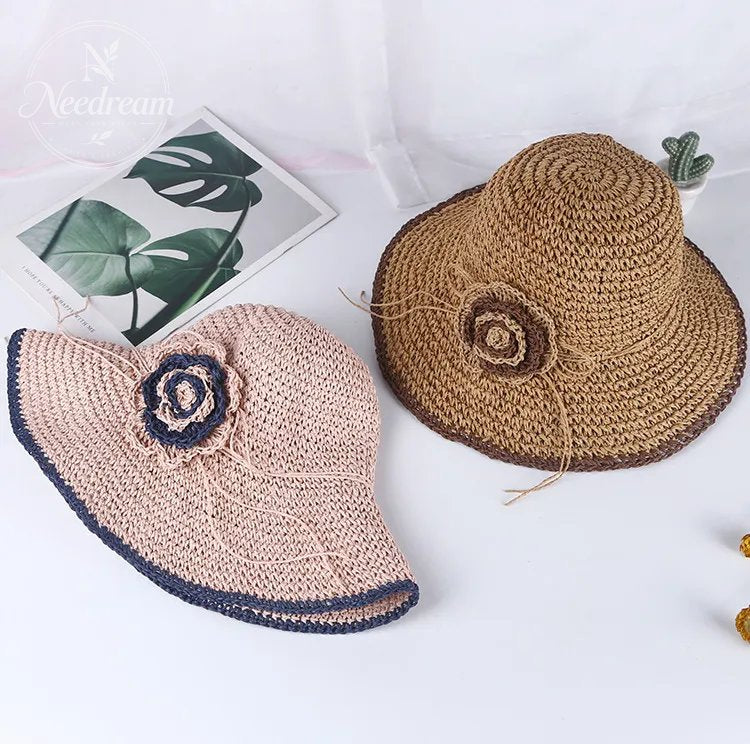 Sunshade And Sun Protection Foldable Straw Hat/Sun Hat