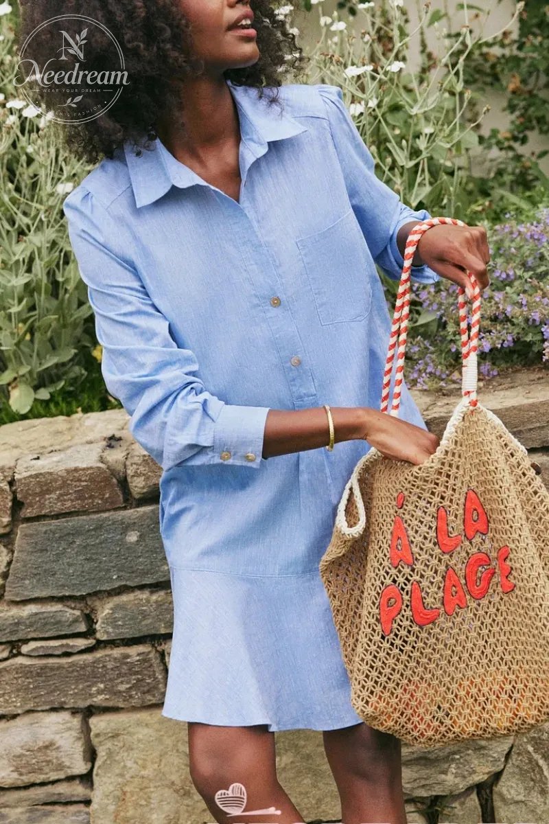 Chambray Callahan Shirt Dress