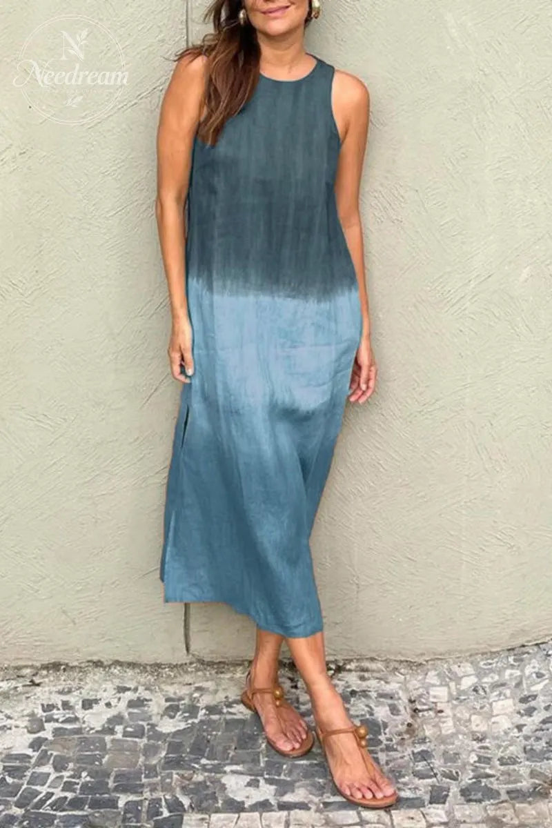 Nova Straight-cut Midi Dress