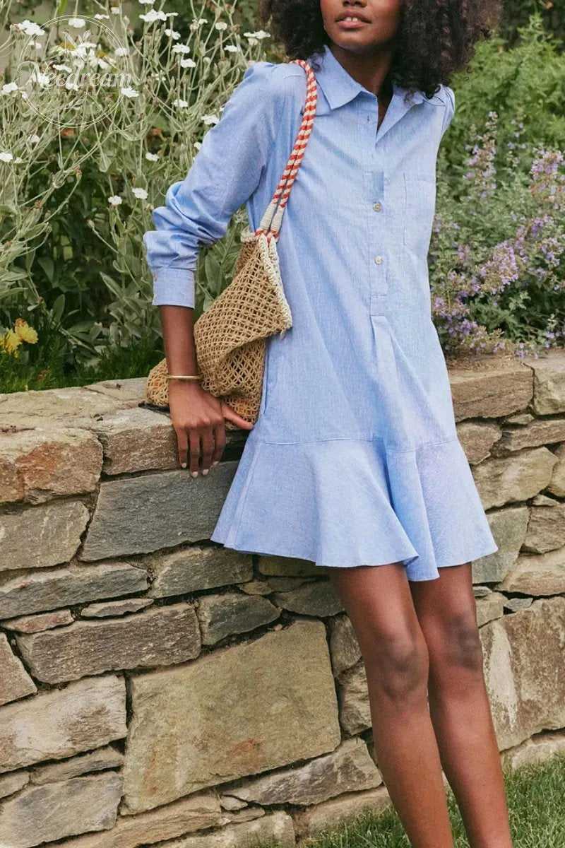 Chambray Callahan Shirt Dress