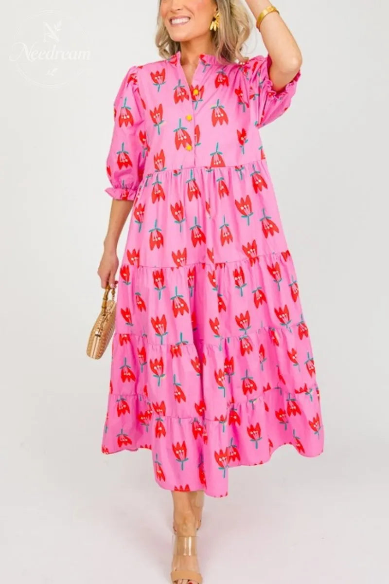 Karlie Poppy Strawberry Maxi