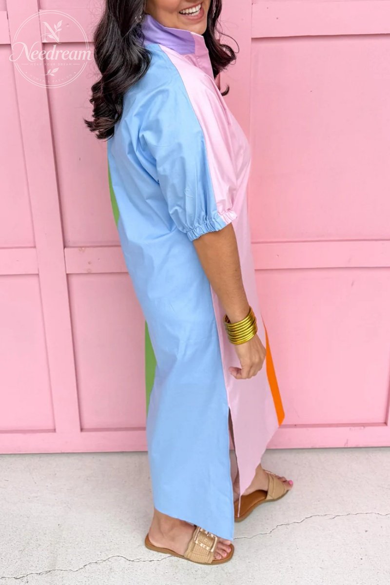 Pastel Multi-Colored Blakely Dress
