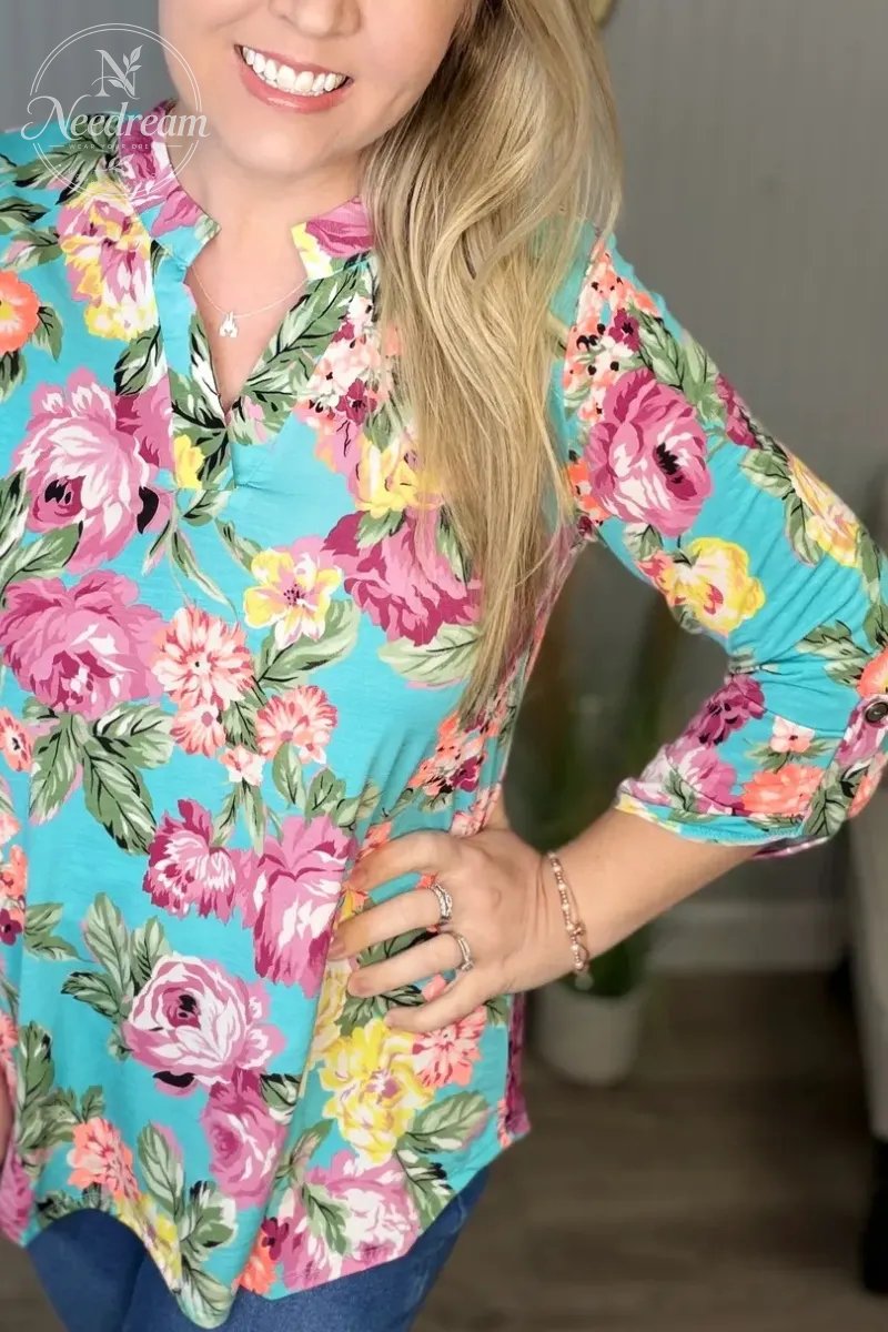 Floral Lizzy Top