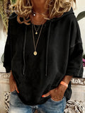 Women'S Vintage Distressed Washed Oversized Hoodie