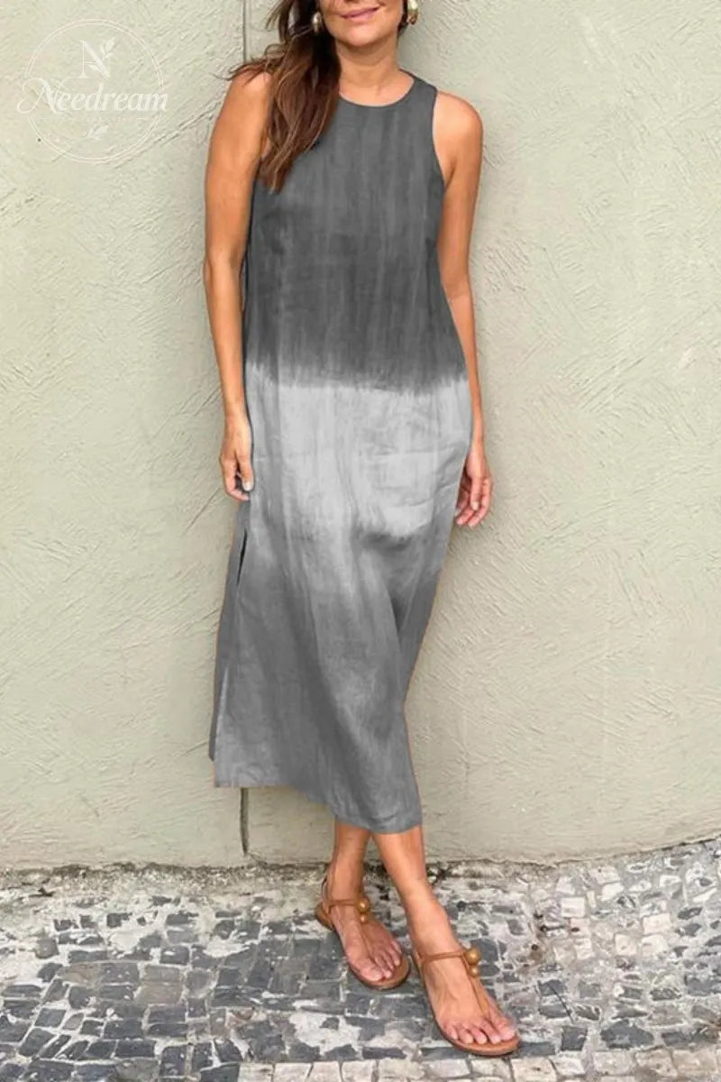 Nova Straight-cut Midi Dress