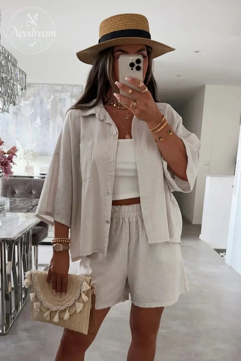 Alessa Linen Set