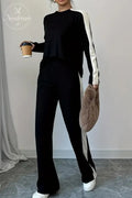Striped Color-blocked Tracksuit