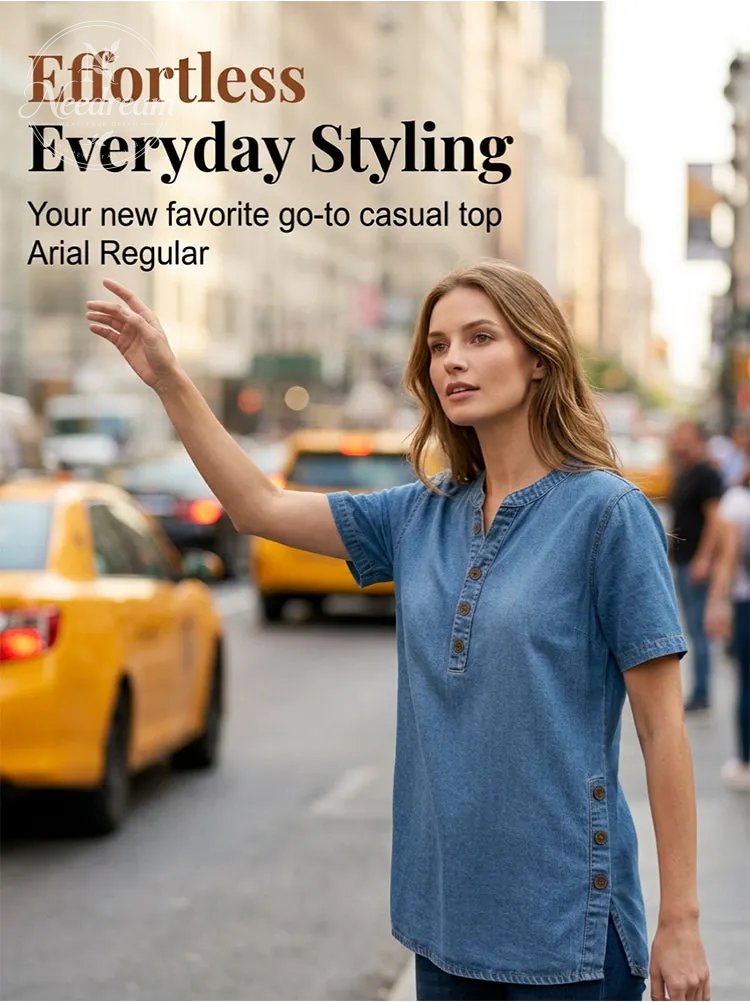 Women's Lightweight Casual Denim Top