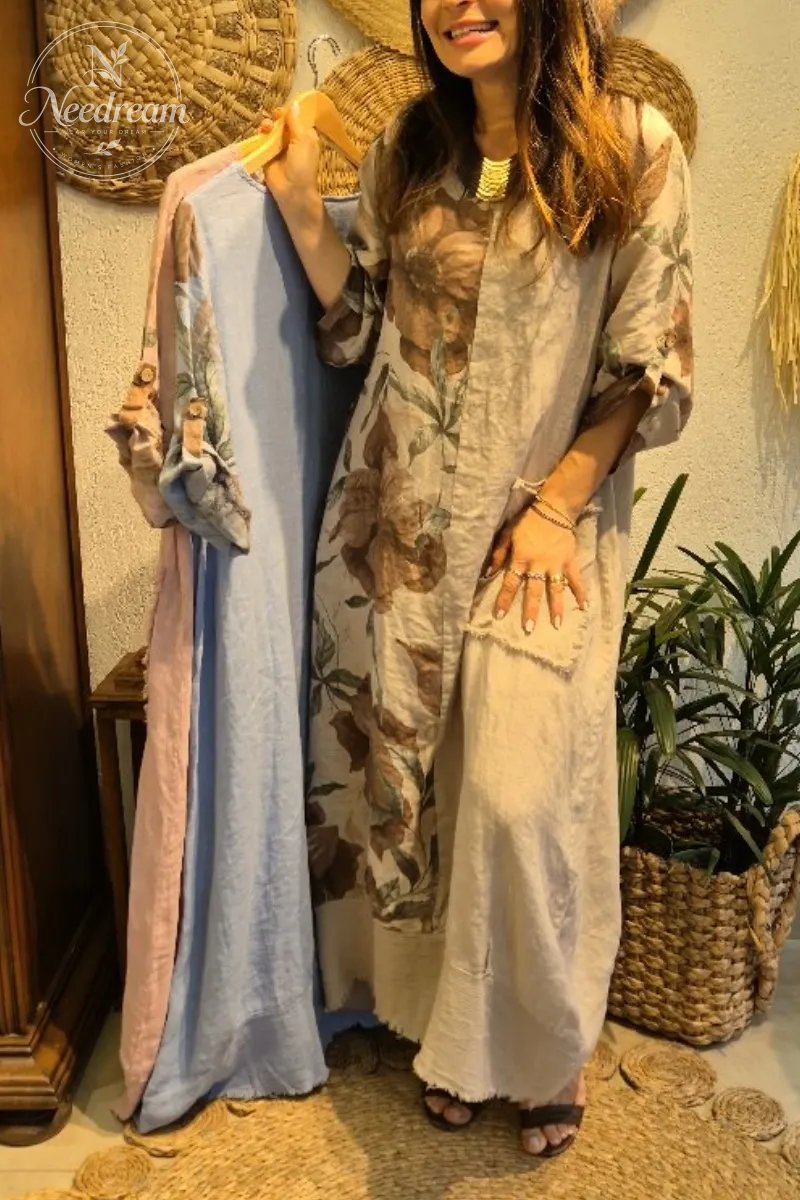 Asymmetrical Patchwork Dress