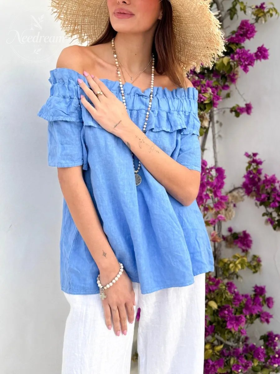 Ellen Linen Blouse