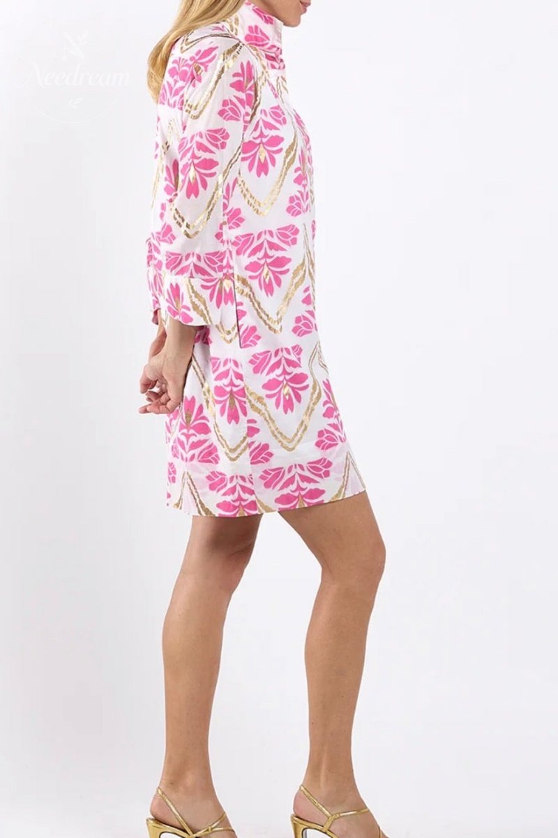 Helen Dress In Gilded Floral
