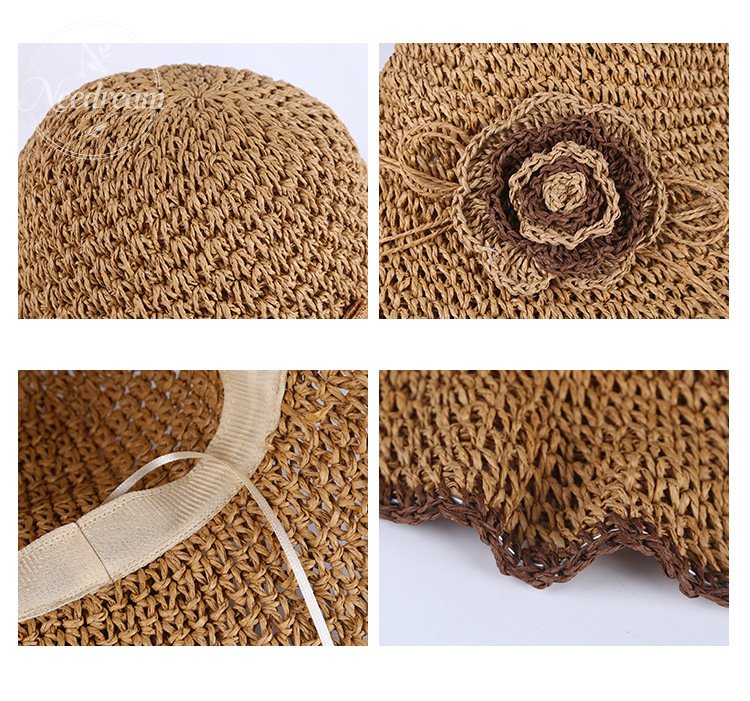 Sunshade And Sun Protection Foldable Straw Hat/Sun Hat