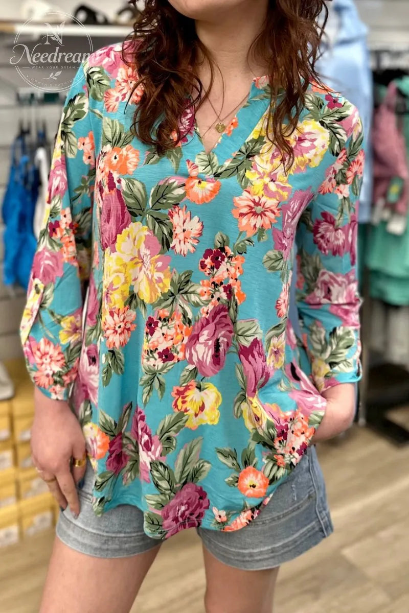 Floral Lizzy Top