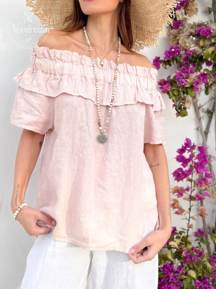 Ellen Linen Blouse