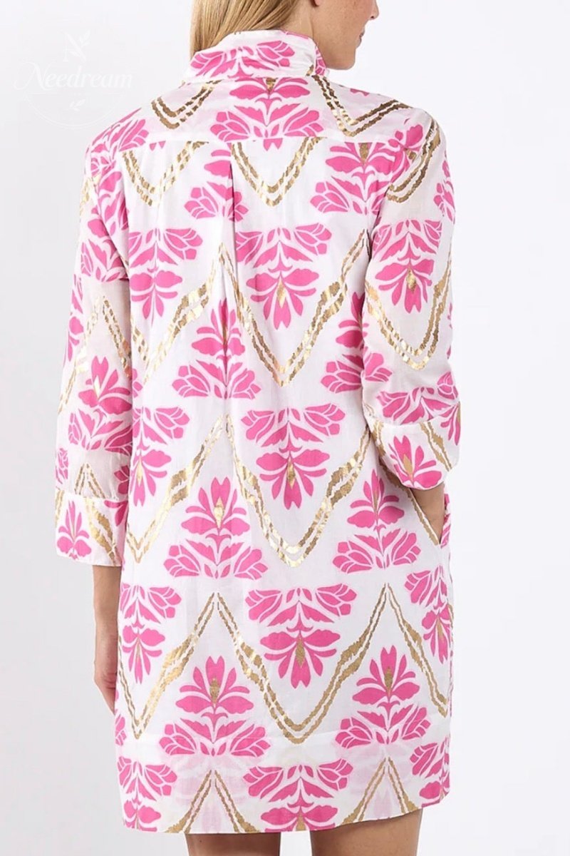 Helen Dress In Gilded Floral
