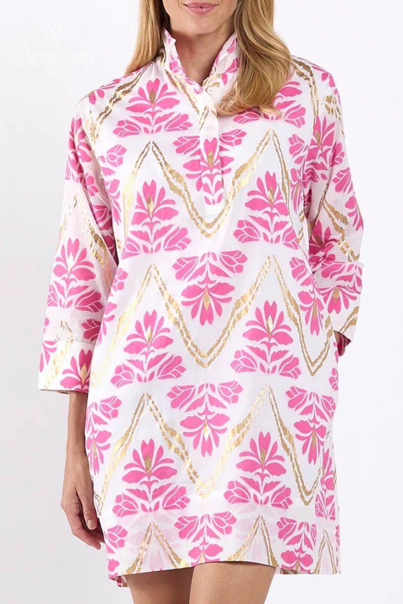 Helen Dress In Gilded Floral