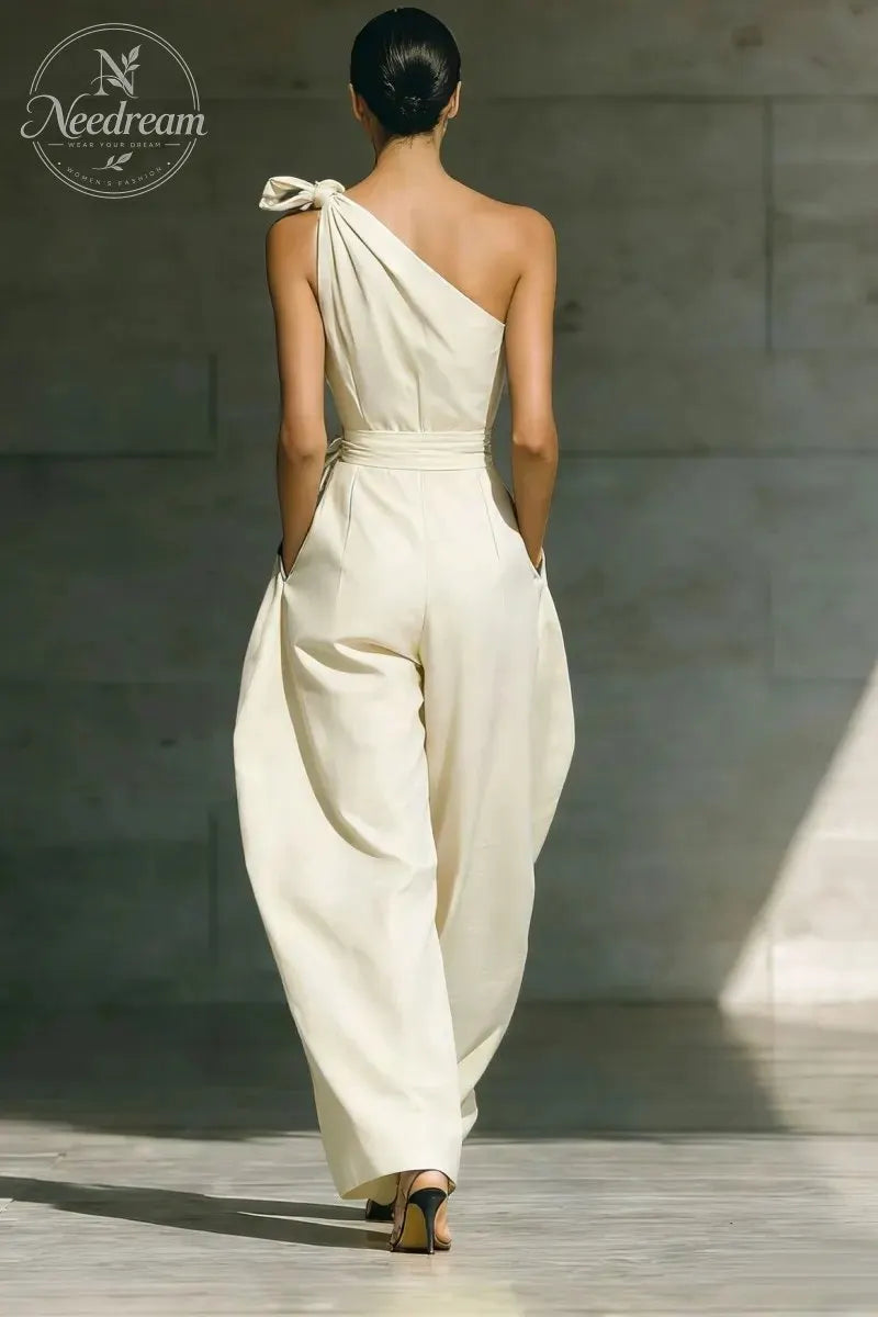 📦📦LAST DAY SAVE 49% ⏰Elegant Off-the-shoulder Loose Linen Jumpsuit