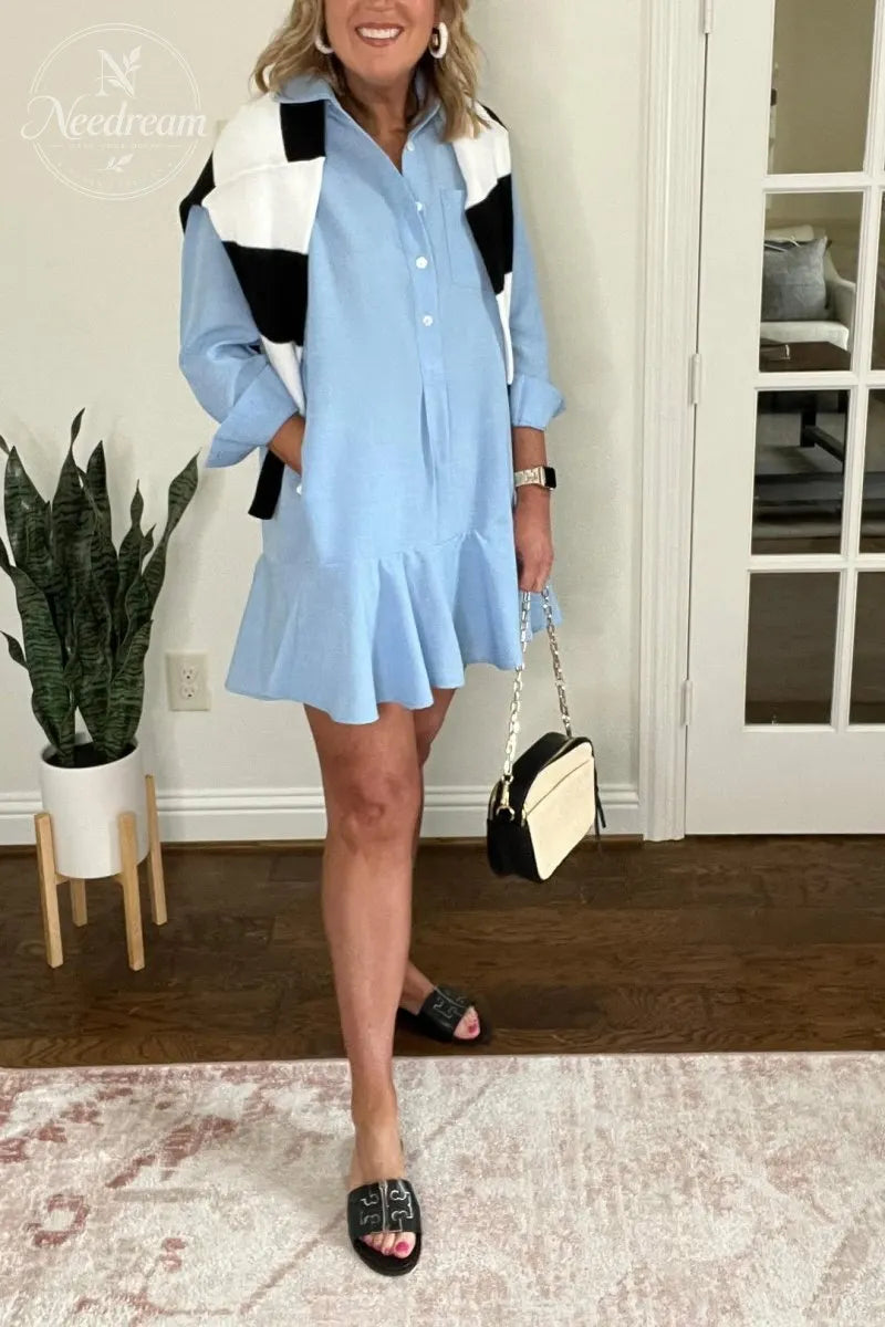 Chambray Callahan Shirt Dress