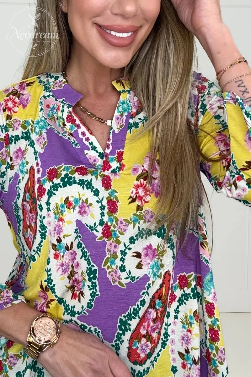 Floral Lizzy Top