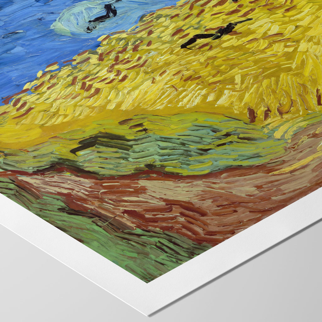 Wheat Field with Crows Canvas Print