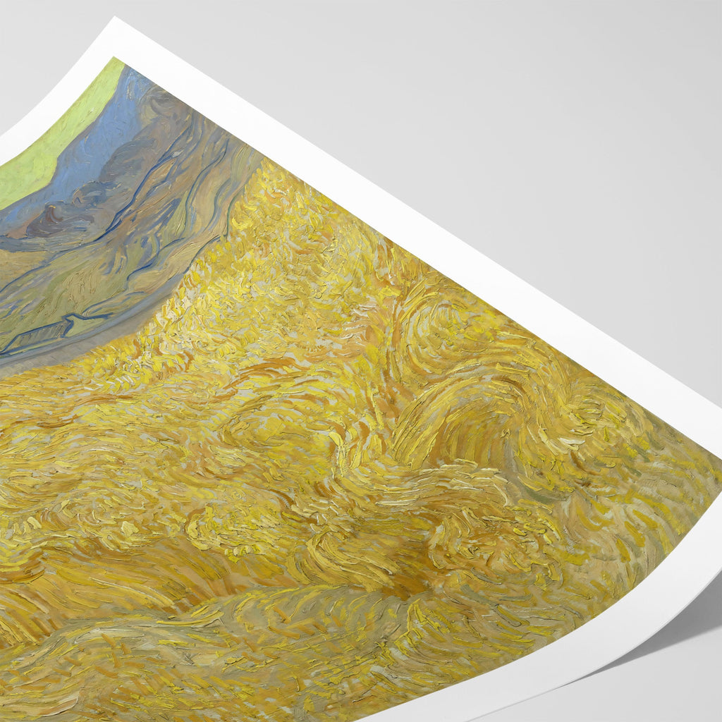 Wheat Field with Reaper Canvas Print