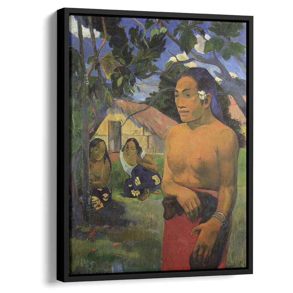 Where are you going?by Paul Gauguin Canvas Print