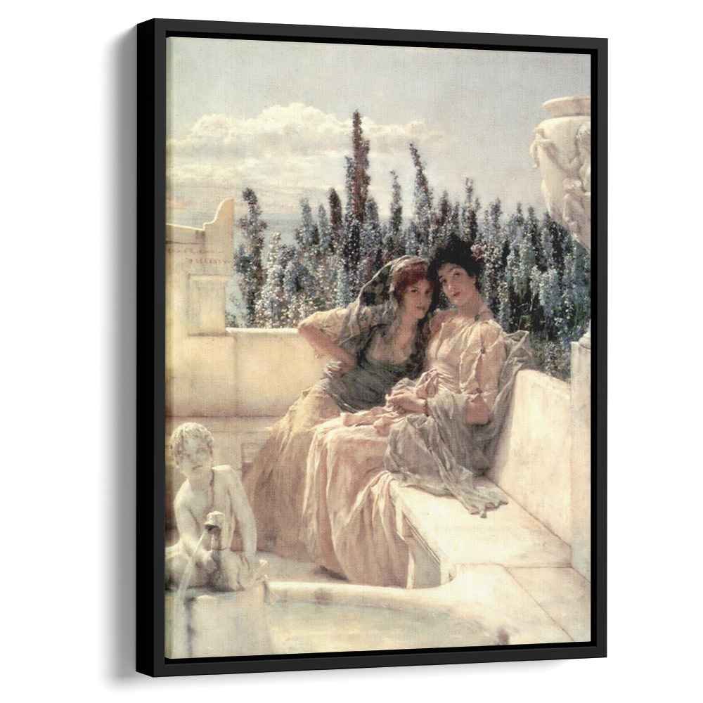 Whispering Noonby Sir Lawrence Alma-Tadema Canvas Print