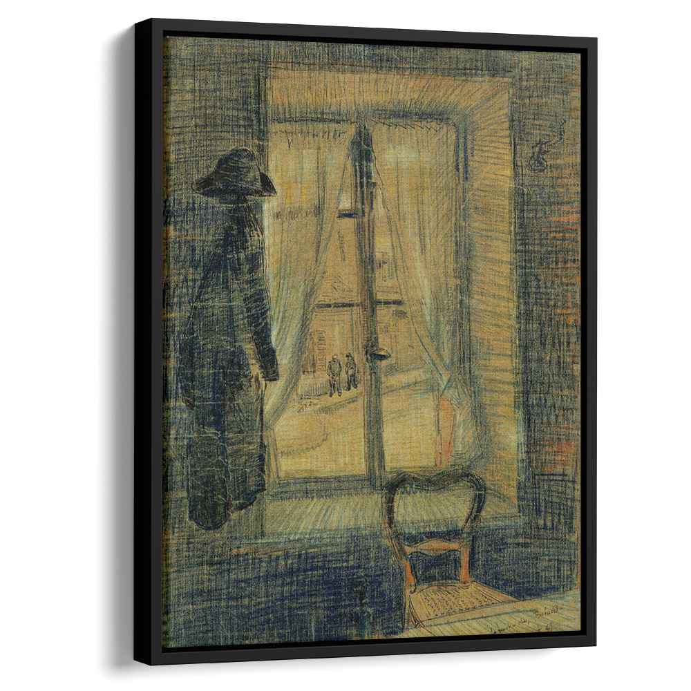 Window in the Bataille Restaurantby Vincent van Gogh Canvas Print
