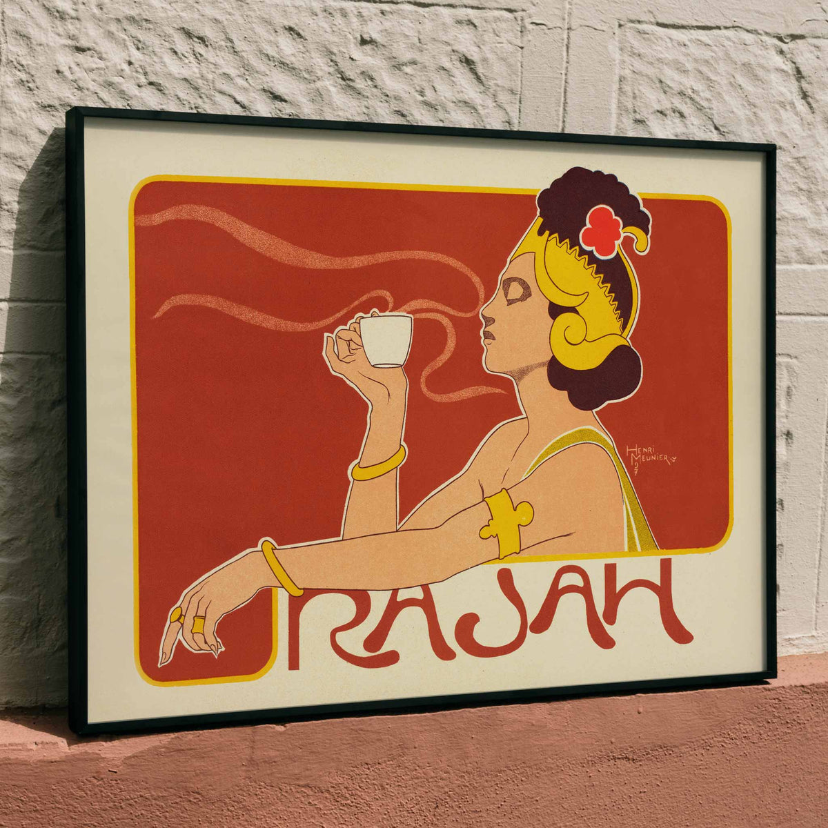 Caf Rajah Poster by Moryarty - Oil Painting canvas print